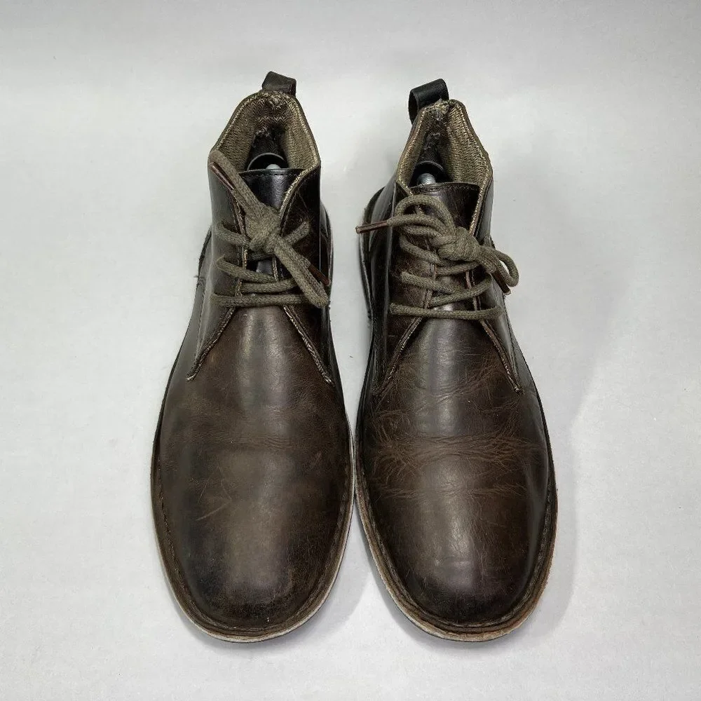 Varese Men's Gobi II Brown Leather Chukka Boots‎